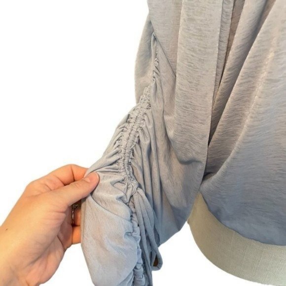 Free People Movement Sun Blissed Pullover Ruched Workout Top Size medium - Picture 4 of 14